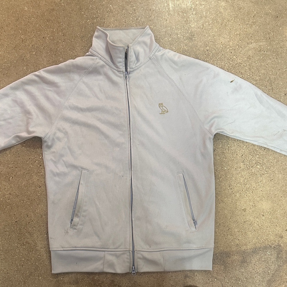 OVO Light Gray Full-Zip Jacket